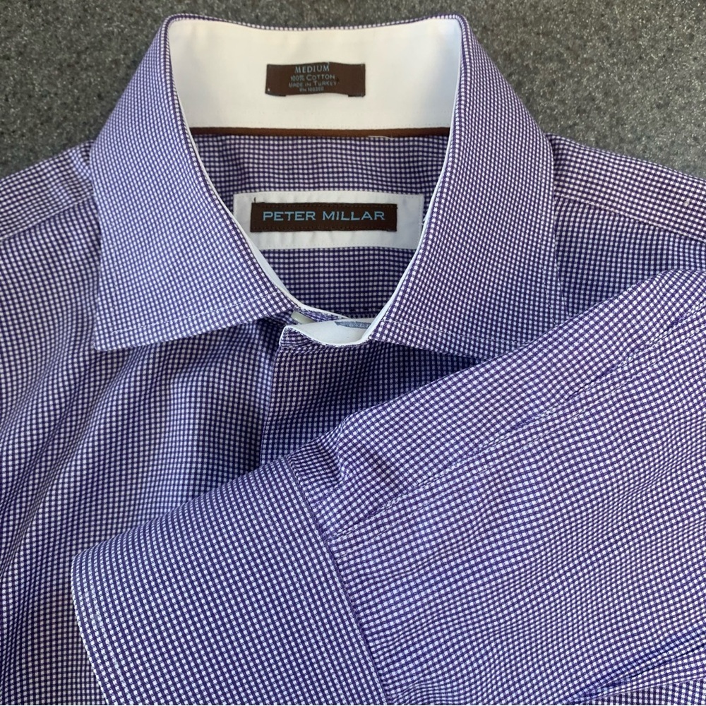 Peter Millar long sleeve button-front shirt Men’s Size Medium